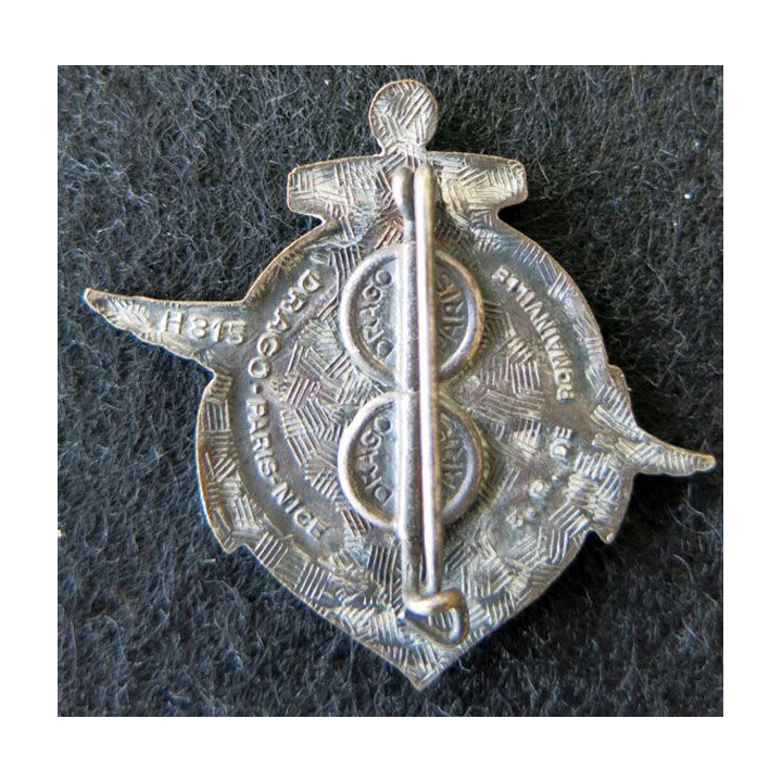 15° RTS : Insigne métallique du 15° Régiment de Tirailleurs Sénégalais Drago Romainville H. 315