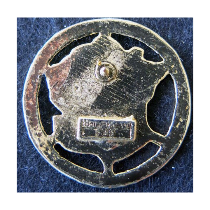 1° BPC : insigne métallique du 1° bataillon de choc surmoulage en métal doré peint
