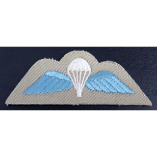 GB : insigne de brevet parachutiste anglais en tissu de largeur 10 cm