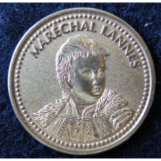 FRANCE : médaille de la collection Atlas MHSP consacrée au maréchal Lannes