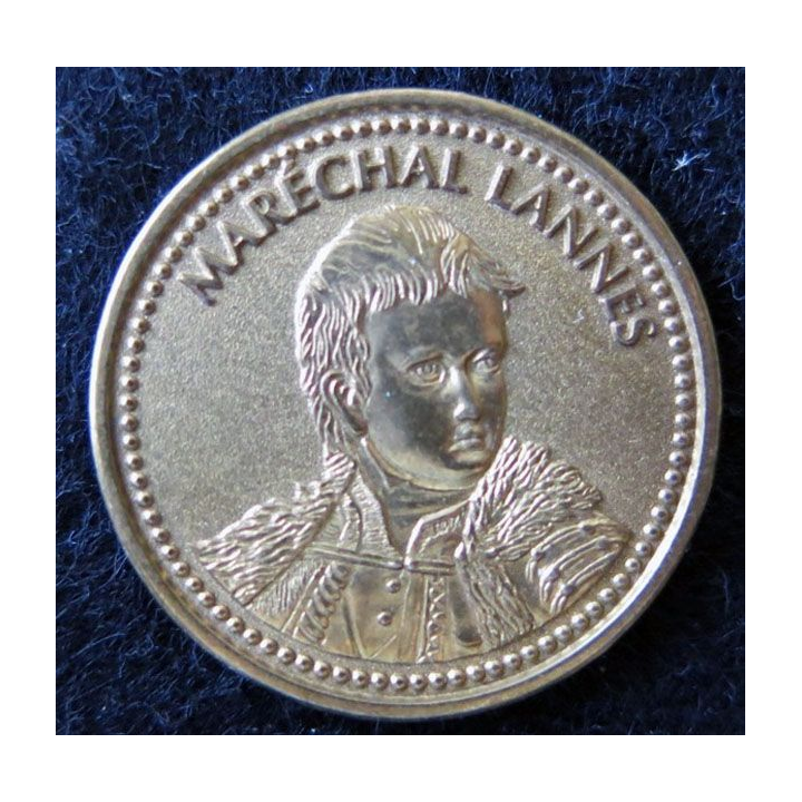 FRANCE : médaille de la collection Atlas MHSP consacrée au maréchal Lannes