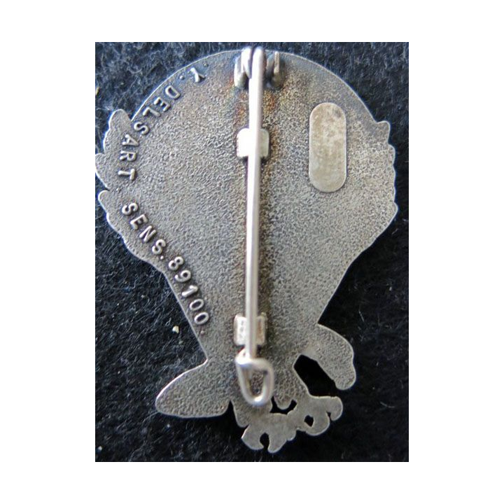 BREVET PARA :  insigne métallique de brevet d’initiation parachutiste CFCA fabrication Delsart