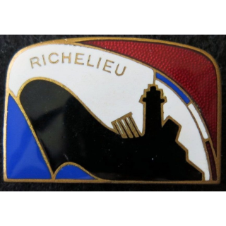 RICHELIEU : bâtiment de ligne Richelieu de fabrication Augis Lyon en émail