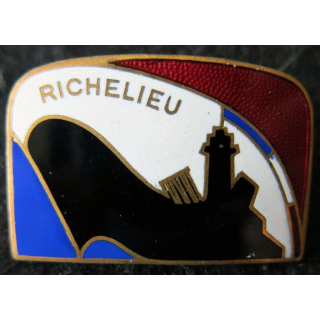 RICHELIEU : bâtiment de ligne Richelieu de fabrication Augis Lyon en émail
