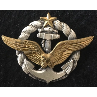 MARINE : insigne métallique Brevet de Pilote de l'Aéronavale Drago Paris 43 mm
