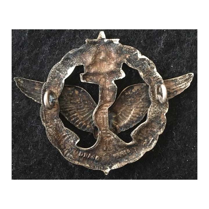 MARINE : insigne métallique Brevet de Pilote de l'Aéronavale Drago Paris 43 mm