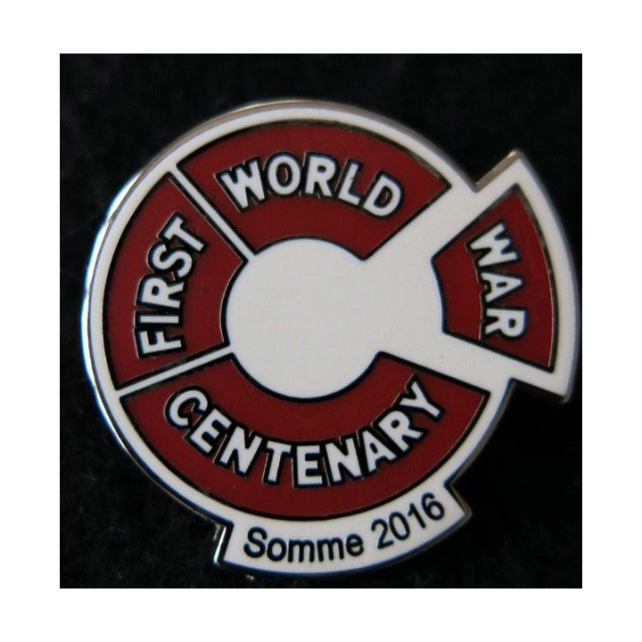 GRANDE BRETAGNE : pin's du centenaire de la bataille de la Somme de 1916 de fabrication Imperial War Museum