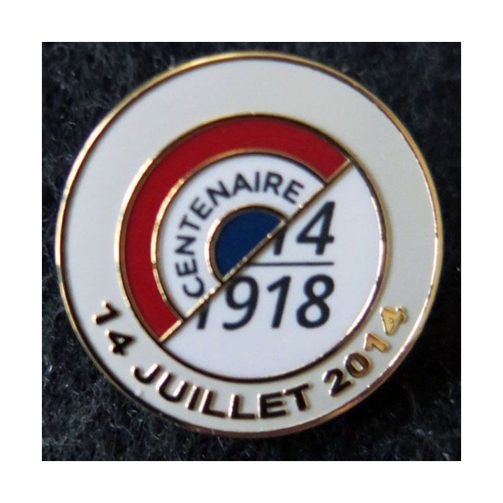 FRANCE : pin's du centenaire de la guerre de 1914-1918 de fabrication GLF