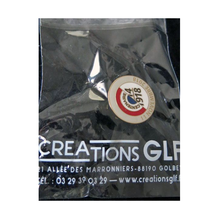 FRANCE : pin's du centenaire de la guerre de 1914-1918 de fabrication GLF