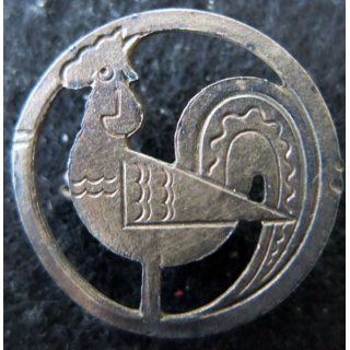 CF VICHY : insigne des compagnons de France du régime de Vichy 1940-1944  métal ajouré