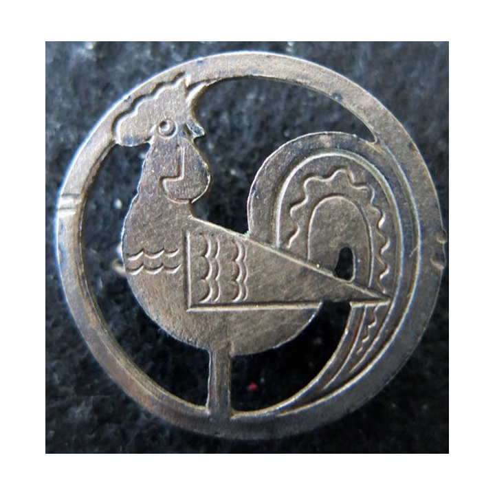 CF VICHY : insigne des compagnons de France du régime de Vichy 1940-1944  métal ajouré