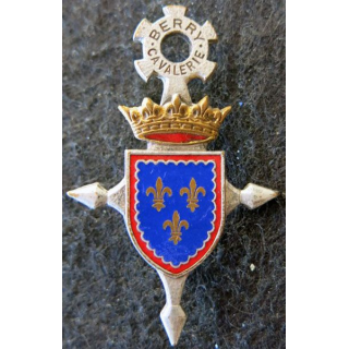 26° RD : insigne métallique du 26° régiment de dragons de fabrication Drago Paris G. 1597