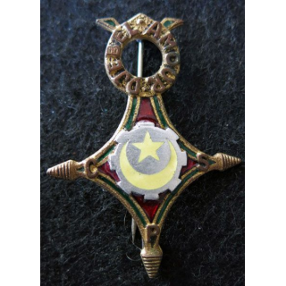 SAHARA : compagnie saharienne portée du DJEBEL AMOUR Drago Paris G. 1269 en émail N° 148