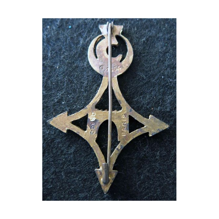 SAHARA : 3° compagnie saharienne d'infanterie ADRAR Drago Paris G. 1554 en émail