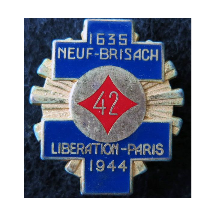 42° RI : 42° régiment d'infanterie Libération de Paris 1944 Fraisse retirage