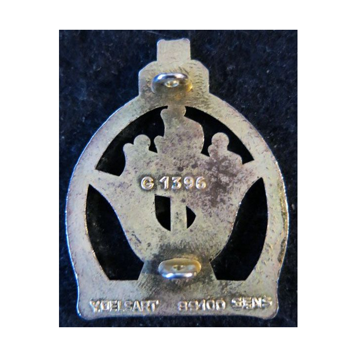 43° RI CM : insigne  43° régiment d'infanterie au Maroc fabrication Delsart Sens G. 1396 retirage
