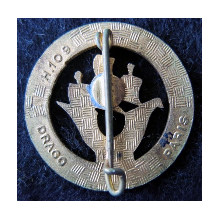 43° RI : 43° régiment d'infanterie de 1945 de fabrication Drago Paris en émail