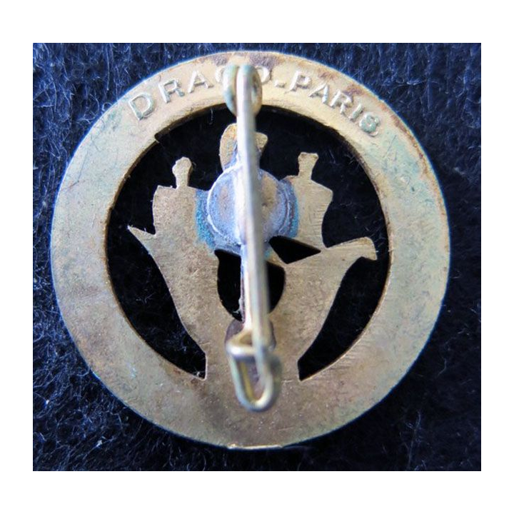 43° RI : 43° régiment d'infanterie de 1945 de fabrication Drago Paris en émail