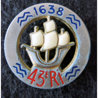 43° RI : 43° régiment d'infanterie de fabrication Delsart Sens H. 100