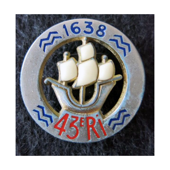 43° RI : 43° régiment d'infanterie de fabrication Delsart Sens H. 100