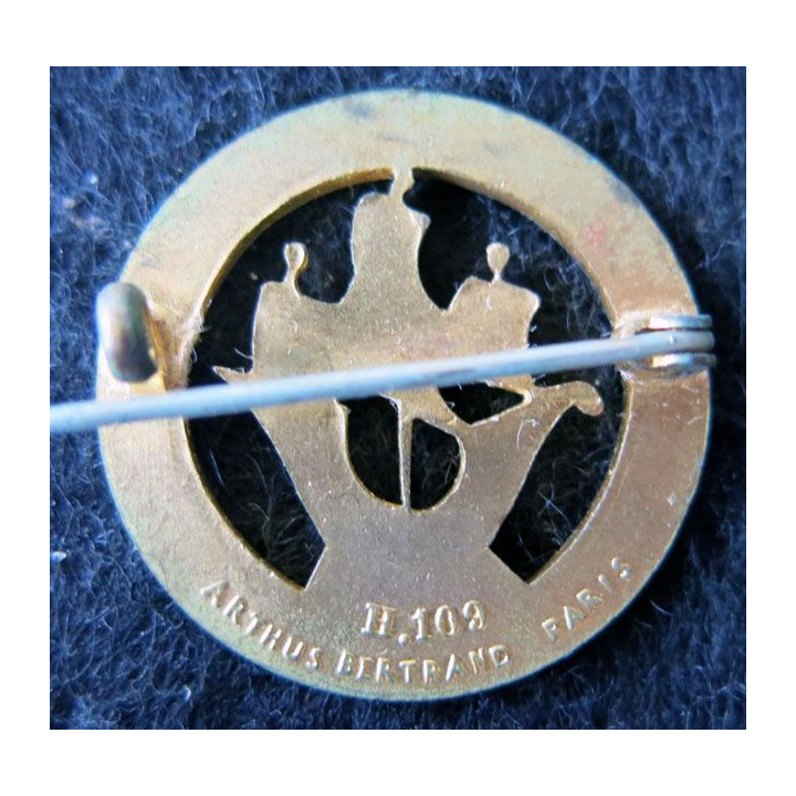43° BI : 43° batailon d'infanterie de 1950 de fabrication Arthus Bertrand Paris H. 109 en émail