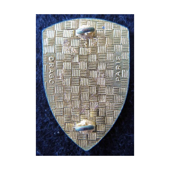 44° RI : Insigne métallique du 44° régiment d'infanterie Orléans Drago Paris 40 mm translucide