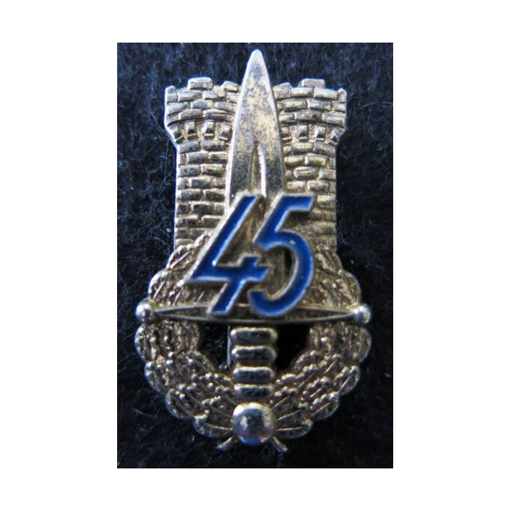 45° RI : 45° régiment d'infanterie de fabrication Drago Paris dos lisse