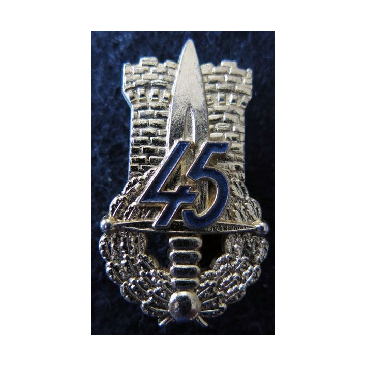 45° RI : 45° régiment d'infanterie de fabrication Drago Paris dos lisse