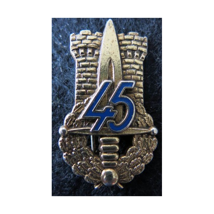 45° RI : 45° régiment d'infanterie de fabrication Drago Paris dos lisse