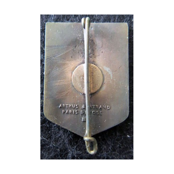 46° RI : 46° régiment d'infanterie Arthus Bertrand Paris Déposé poinçon en émail