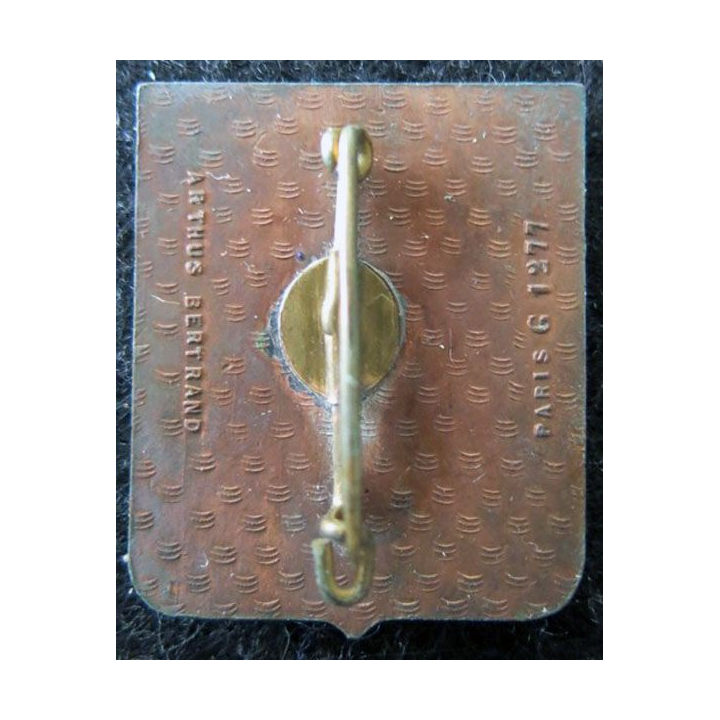 47° RI : Insigne métallique du 47° régiment d'infanterie Arthus Bertrand G. 1277 en émail