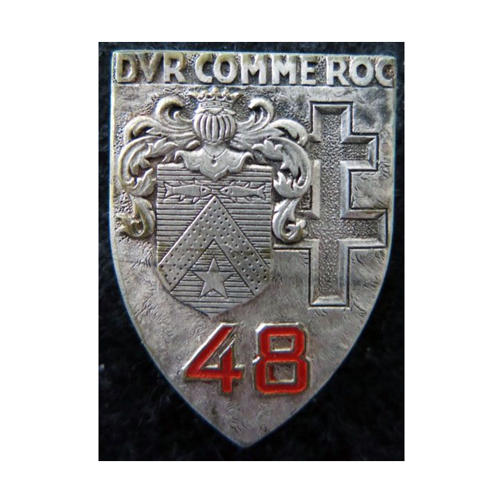 48° RI : 48° régiment infanterie fabrication Drago Béranger déposé peint