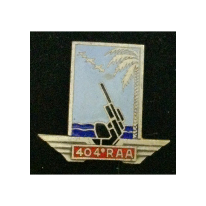 404° RAA : 404° RÉGIMENT DARTILLERIE ANTIAÉRIENNE