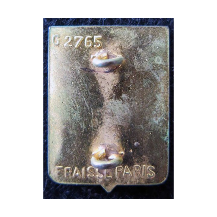 49° RI : insigne métallique du 49° régiment d'infanterie de fabrication Fraisse Paris G. 2765
