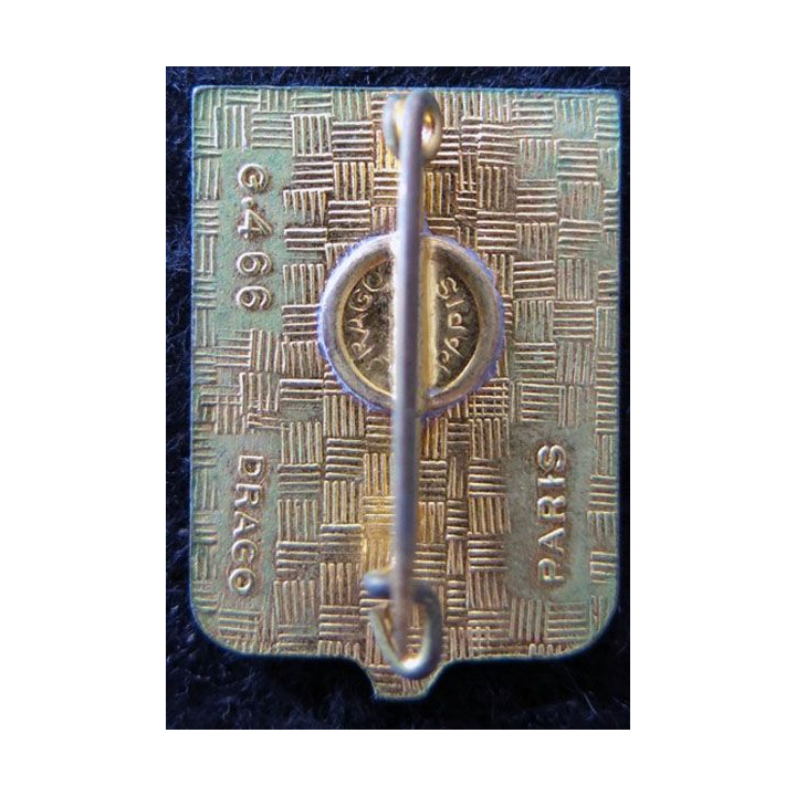 49° BI : insigne métallique du 49° bataillon d'infanterie de fabrication Drago Paris G. 466