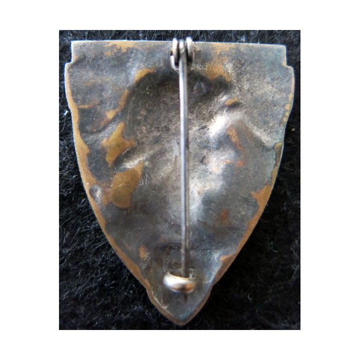 56° RI : insigne du 56° régiment d'infanterie bronze argenté