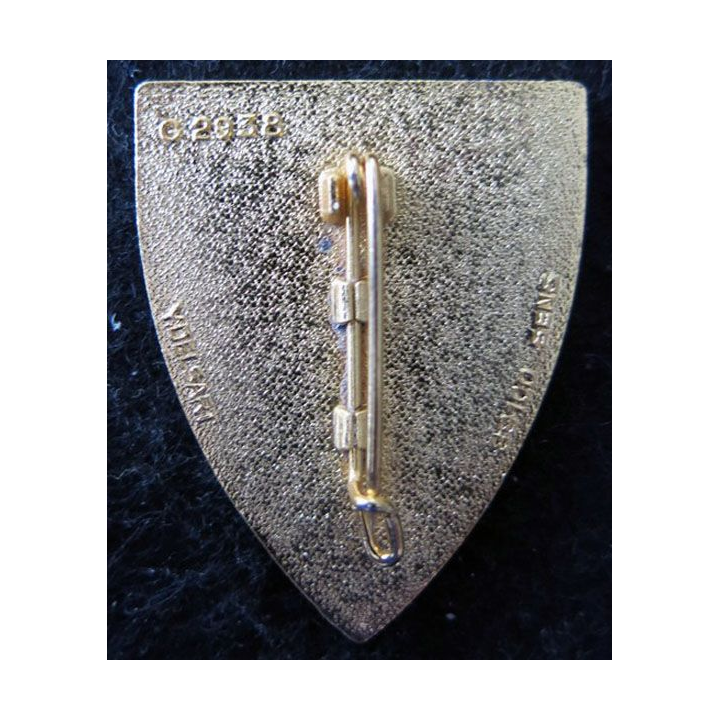63° RID : insigne métallique du 63° régiment d'infanterie de fabrication Delsart G. 2938