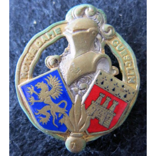 71° RI : 71° régiment d’infanterie de fabrication Drago Paris H. 110 ajouré en émail