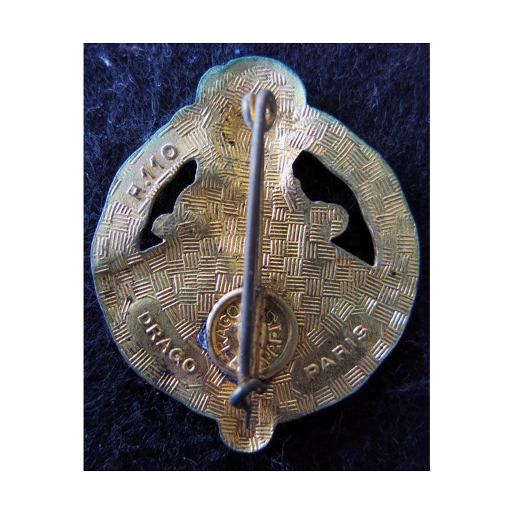 71° RI : 71° régiment d’infanterie de fabrication Drago Paris H. 110 ajouré en émail