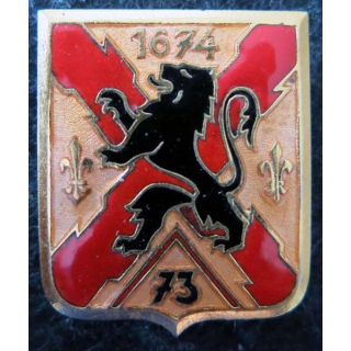 73° RID : 73° régiment d'infanterie divisionnaire de fabrication Arthus Bertrand Paris émail