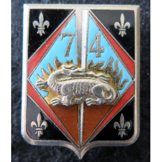 74° RI : 74° régiment d'infanterie de fabrication Andor en émail