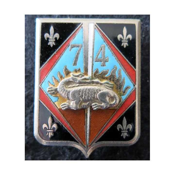 74° RI : 74° régiment d'infanterie de fabrication Andor en émail