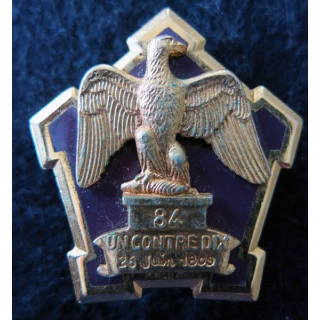 84° RID : 84° régiment d'infanterie divisionnaire LR Paris G. 2421 fond violet