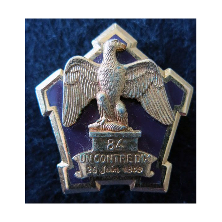 84° RID : 84° régiment d'infanterie divisionnaire LR Paris G. 2421 fond violet