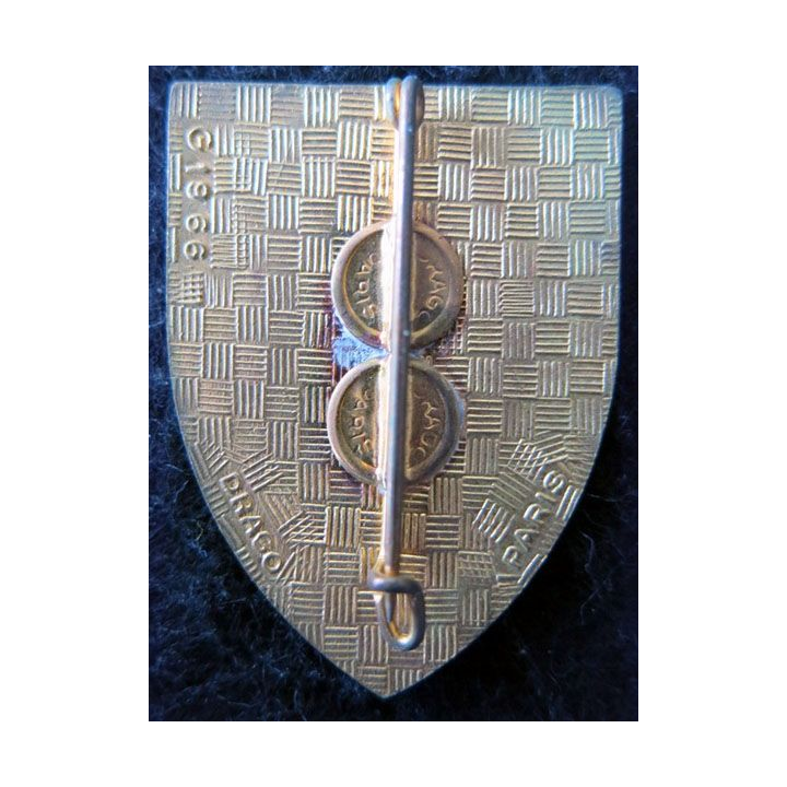 86° RI : Insigne métallique du 86° régiment d'infanterie subdivisionnaire Drago Paris G. 1966  en émail
