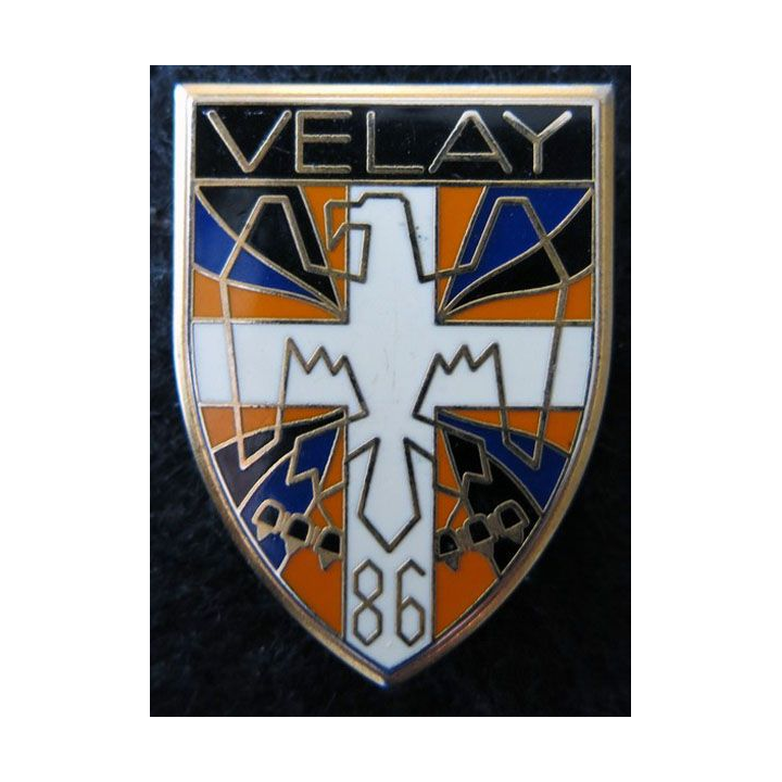 86° RI : Insigne métallique du 86° régiment d'infanterie subdivisionnaire Arthus Bertrand G. 1966