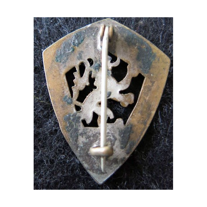 89° RI : Insigne métallique du 89° régiment d'infanterie (AB non marqué) émail