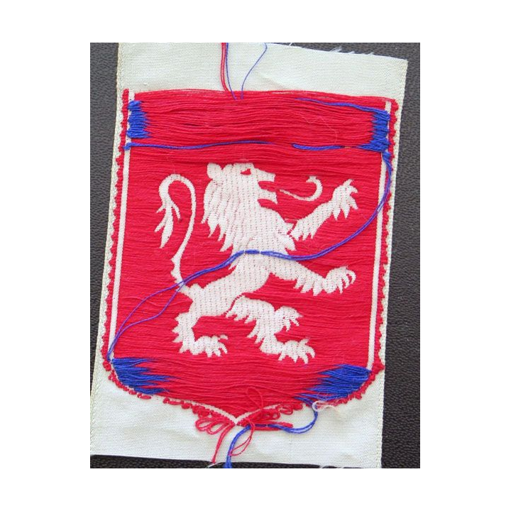 Insigne tissu FFI QUERCY Fond Blanc tissé 