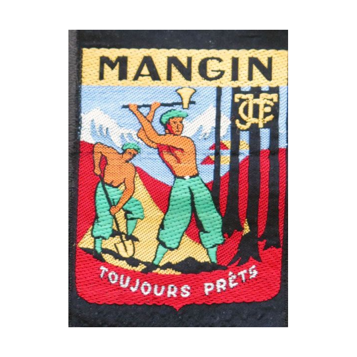 CJF 27 chantiers jeunesse N° 27 Mangin toujours prêts fond noir tissé