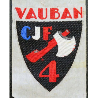 CJF 4 : insigne des chantiers de Jeunesse n° 4 Vauban